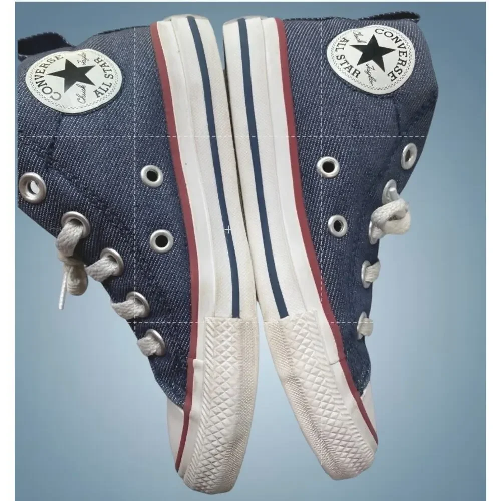 Converse All Star Shoes Low Chucks Gray Canvas Boys Size 11.5 Chuck Taylor